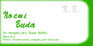 noemi buda business card